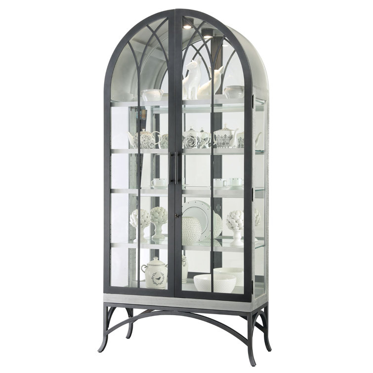 Howard Miller Ramona Lighted Curio Cabinet Reviews Perigold